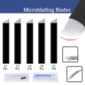 Microblading Needles 0.18mm Black Blade Super Fine Flexible Hair Strokes Eyebrow Disposable Microblade